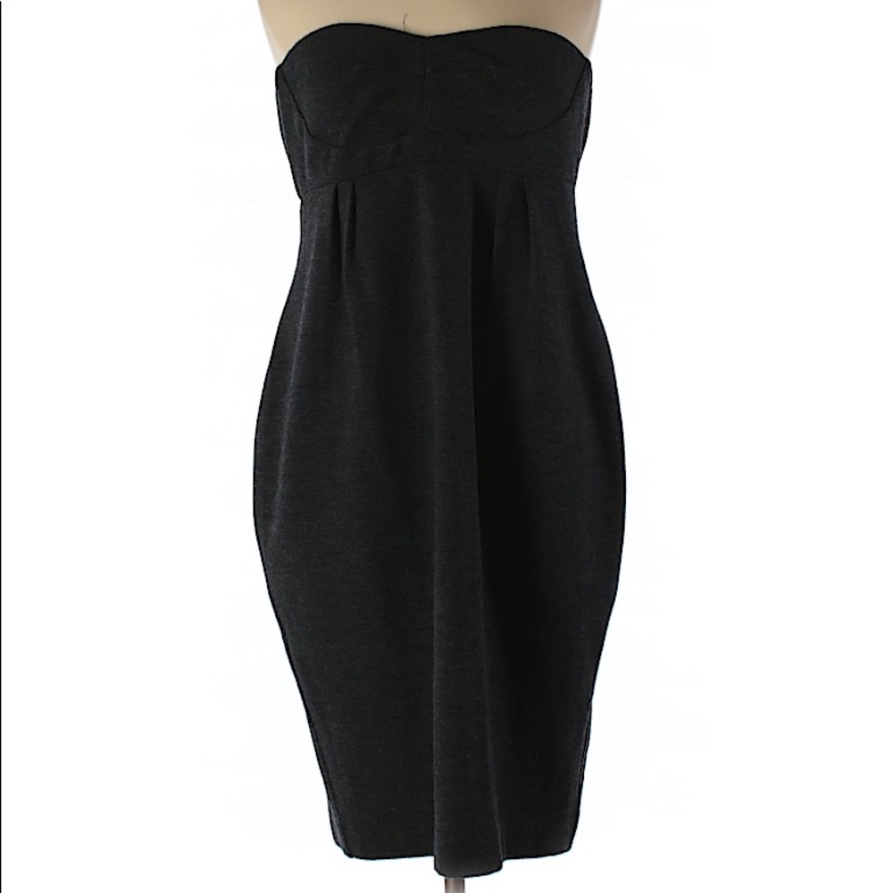 Banana republic wool strapless dress